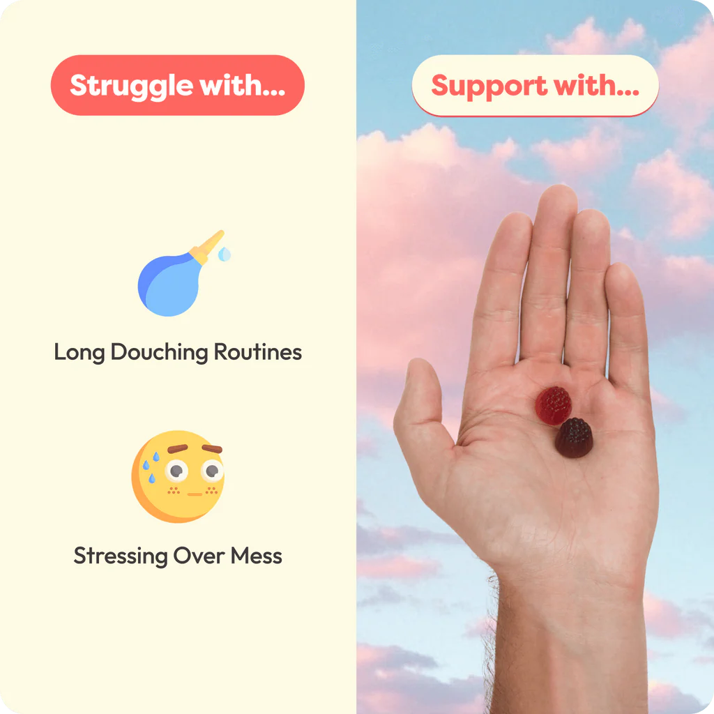 Peachy Clean Pre+Probiotic Fiber Gummies